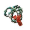 turquoise and coral chrysocolla
