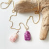 ruby and opal ganesh necklace